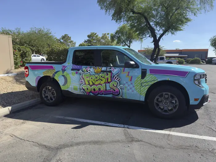 Truck Wrap job in Phoenix